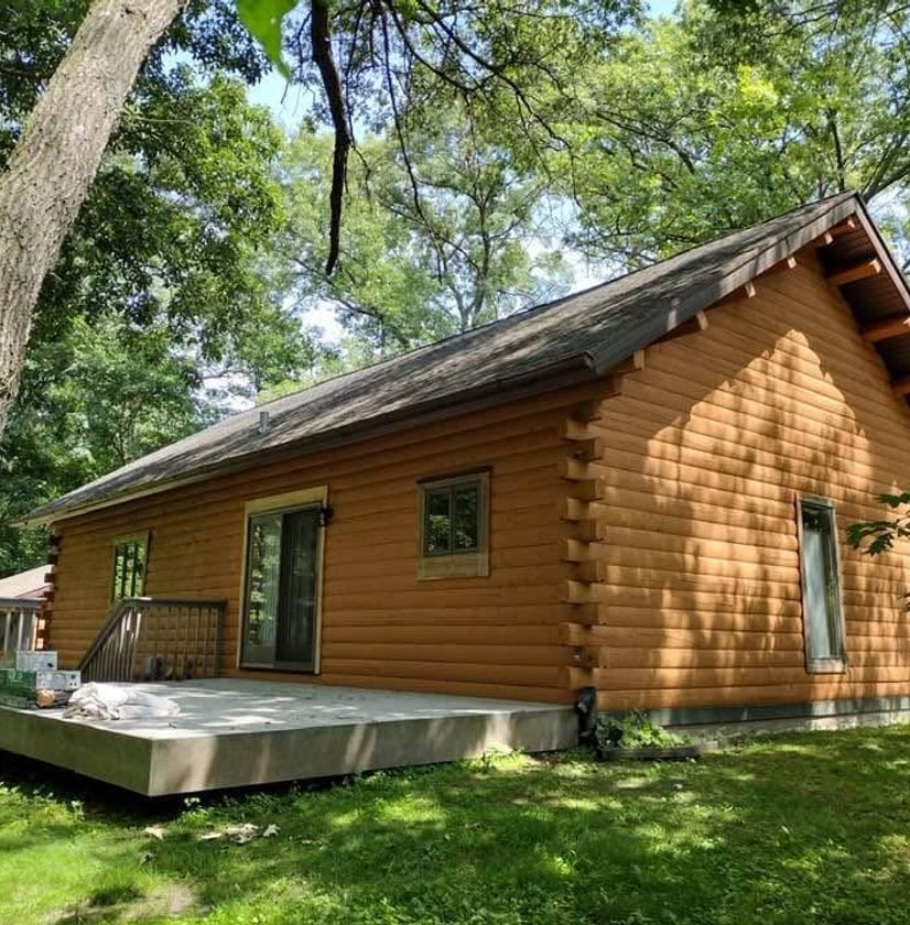 Exterior staining